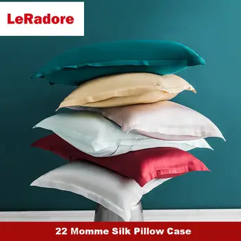 

Premium 22 Momme 100% Silk Pillowcase For Hair And Skin Queen Size 20*30in Breathable Mulberry Silk Pillow Covers with Envelope