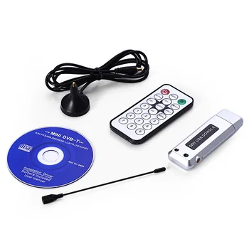 

Digital DVB-T TV Stick HDTV TV Stick Tuner Receiver Recorder TV Radio with Antenna with Remote for Laptop tablet pc network
