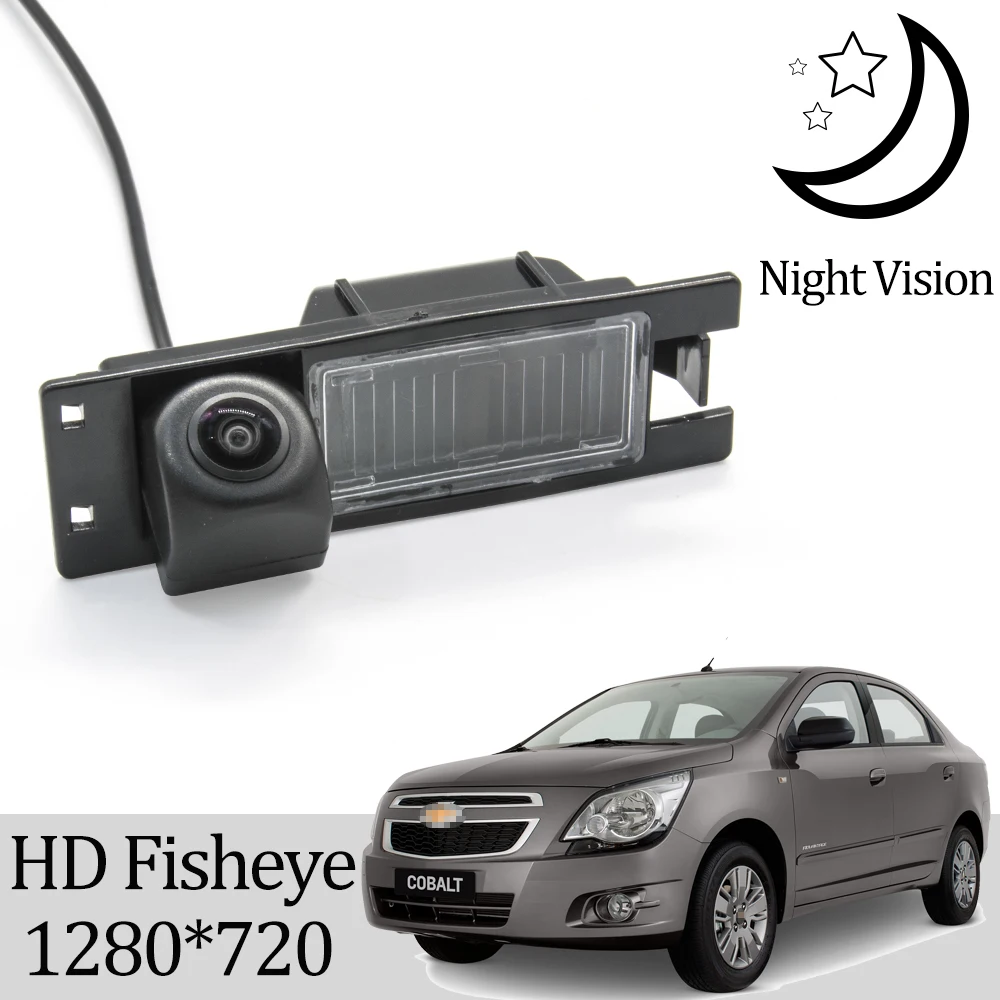 Камера заднего вида рыбий глаз Owtosin HD 1280*720 Для Chevrolet Cobalt II 2011 2012 2013 2014
