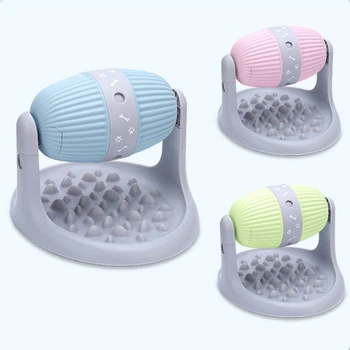 

Pet Dog Puppy Leakage Food Puzzle Interactive Toy Adjustable Height Smart Feeding Dispenser Slow Feeder