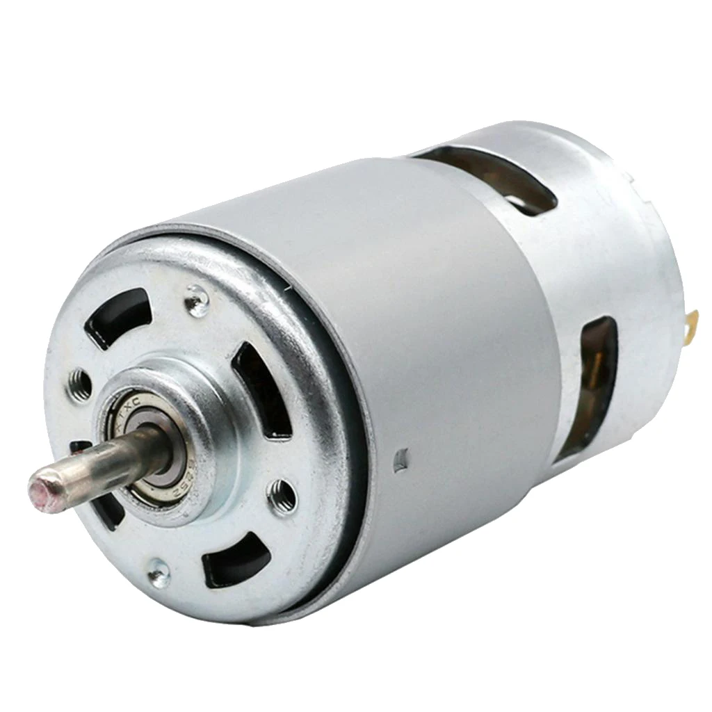 

DC 12V 100W 12000RPM 775 Motor High Speed Large Torque Single Ball Bearing