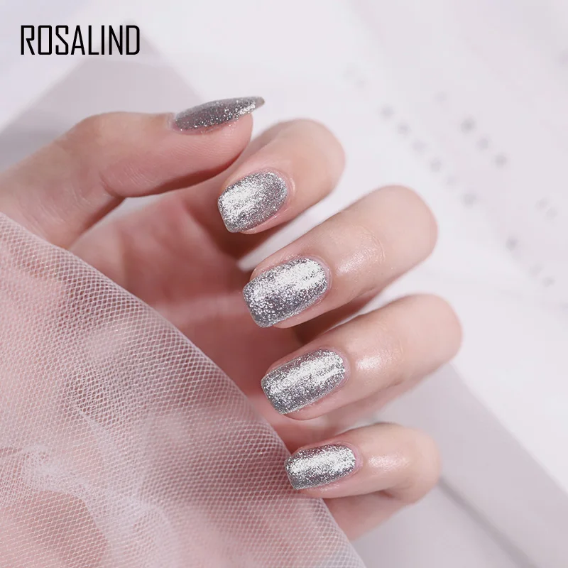 ROSALIND 15 пилка для ногтей набор нужен УФ светодиодный сушилка для украшения ногтей для нанесения УФ-геля ногтей polsih верхнее покрытие замочить гель Лаки
