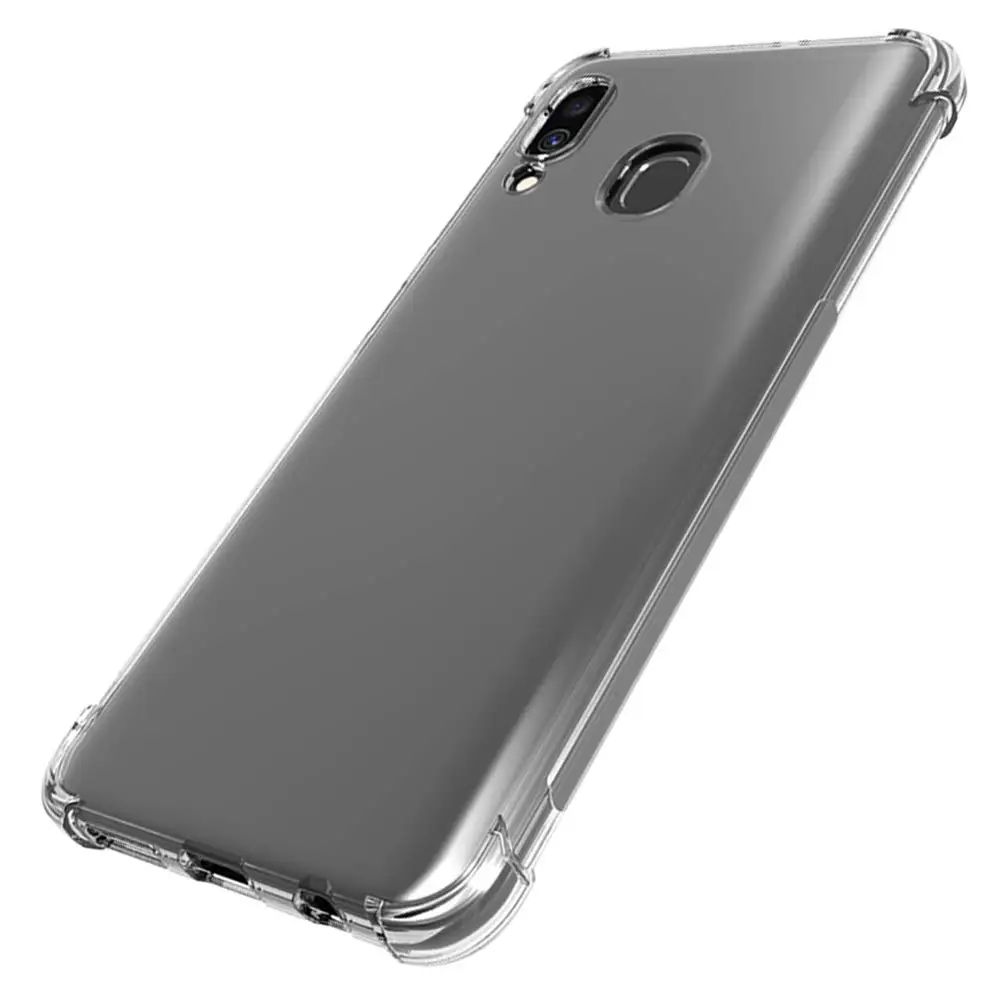 Кристальный мягкий чехол для samsung Galaxy A30 Reiforced углы Силиконовая задняя крышка A30S