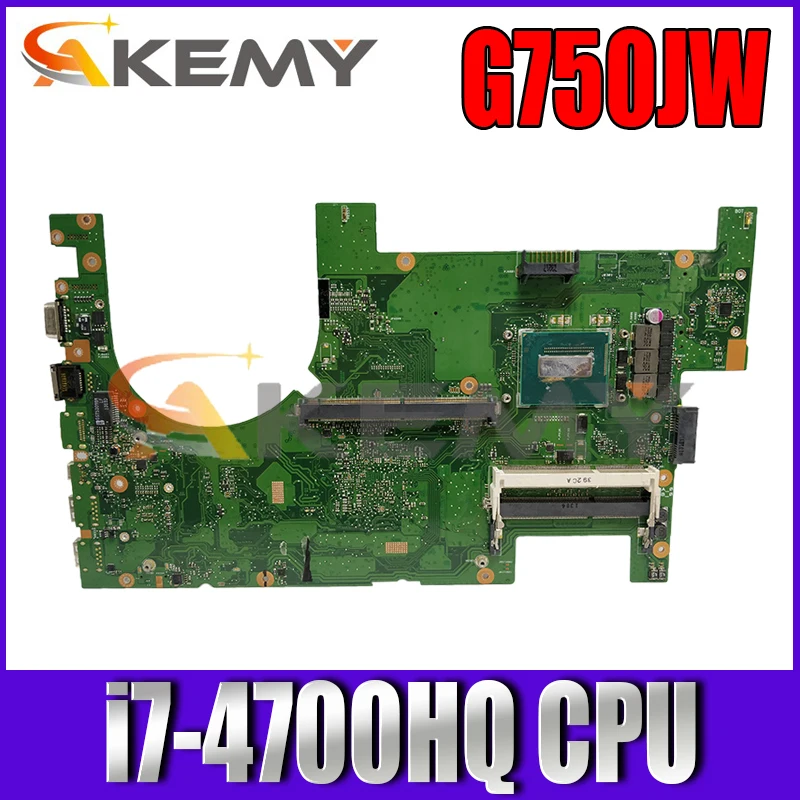 G750JW материнская плата с процессором i7-4700HQ 2D Материнская ASUS G750J G750JX для ноутбука