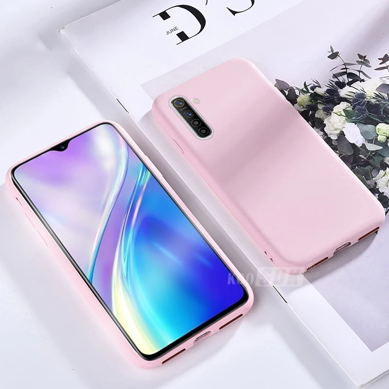 Koosuk чехол для телефона для OPPO Realme XT X2 жидкий силиконовый мягкий чехол для OPPO K5 Тонкий чехол для телефона с защитой от пятен