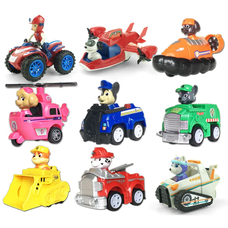 Paw Patrol спасательный автобус, собака, автомобиль, фигурки, набор игрушек, щенок, спасательный автомобиль, круизер штаба, смотровая башня, детская edcation игрушка в подарок - Цвет: 18