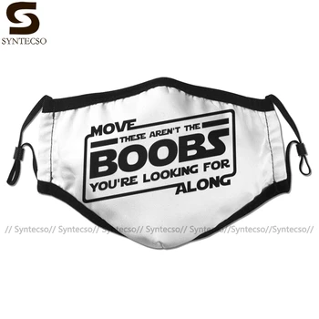 

Boobs Mouth Face Mask Move Along These Aren T The Boobs Facial Mask Funny Kawai with 2 Filters for Adult