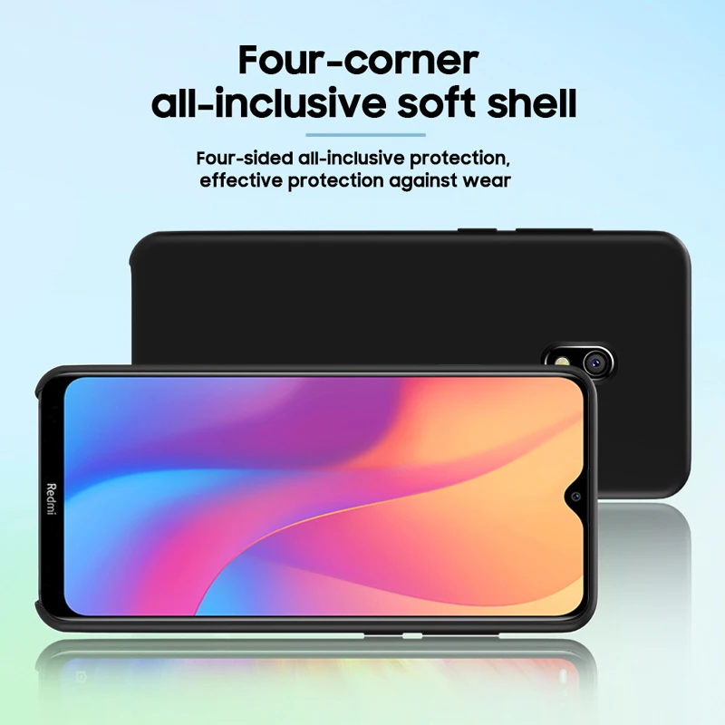 Для Red mi 8A чехол Solf Жидкая силиконовая задняя крышка для Xiaomi mi 8 Lite SE 9 Se 9T mi x 3 для Red mi Note 8 7 6 Pro 7A 6A F1 чехол
