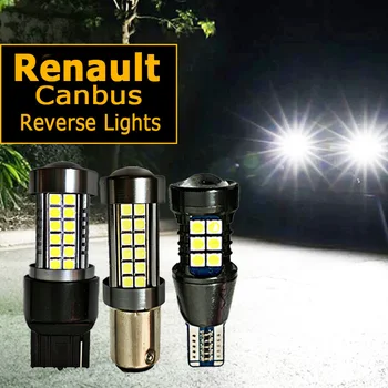 

1pcs Car LED Reverse Light Canbus Lamp W16W 921 T15 P21W BA15S For Renault Trafic Safrane megane 2 duster logan laguna Koleos