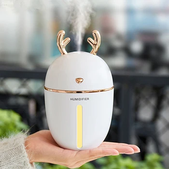 

ELOOLE Home Appliances Cute USB Deer Air Humidifier Car Essential Oil Diffuser Ultrasonic Cool Mist Aroma Air Oil Diffuser
