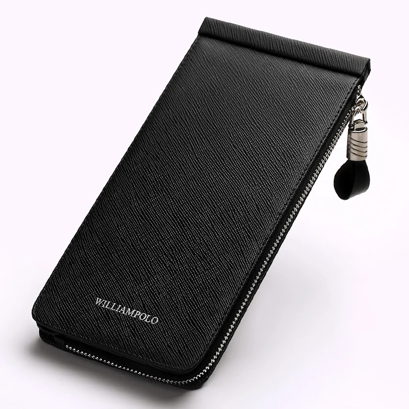 WilliamPolo New Product Long Wallet Multi-Card Holder Simple Large-Capacity Card Holder Women's Wallet Bank Card Holder P266 WilliamPolo New Product Long Wallet Multi-Card Holder Simple Large-Capacity Card Holder Women's Wallet Bank Card Holder P266