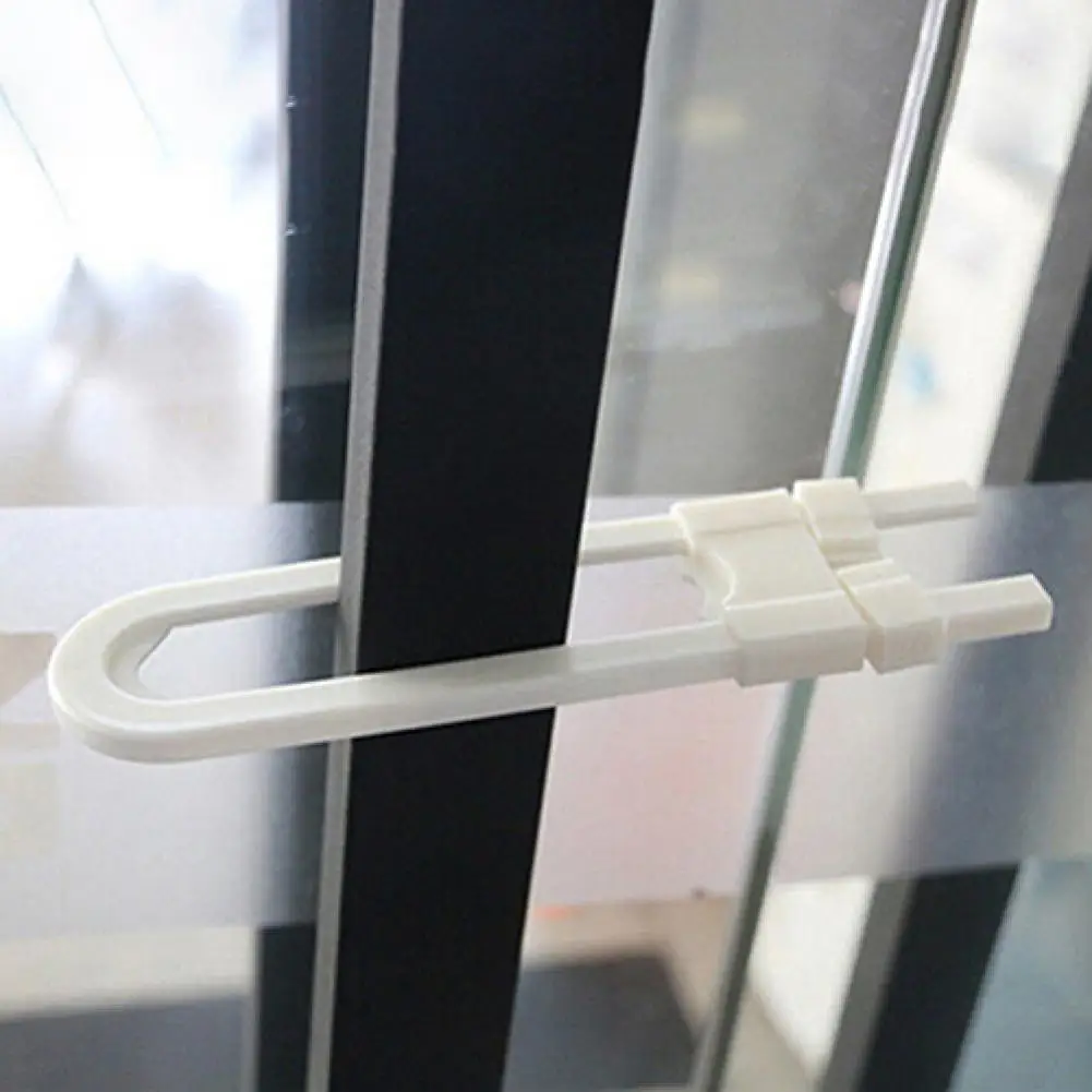 1Pc Child Lock Cabinet Lock Safety Lock Magnetic Baby Safety Cabinet Drawer Door Invisible U Shape