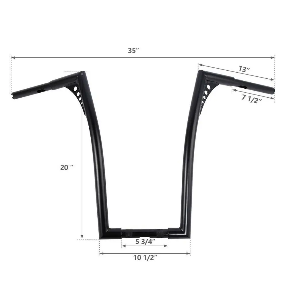 Мотоцикл 2" Rise винтажный король широкий руль для мотоцикла руль для Harley FLST FXST Sportster XL