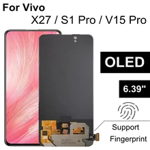 

6.39" OLED For Vivo X27 /S1 Pro V1832A LCD Display Touch Screen Digitizer Assembly Replacement For vivo V15 Pro 1818 LCD Display