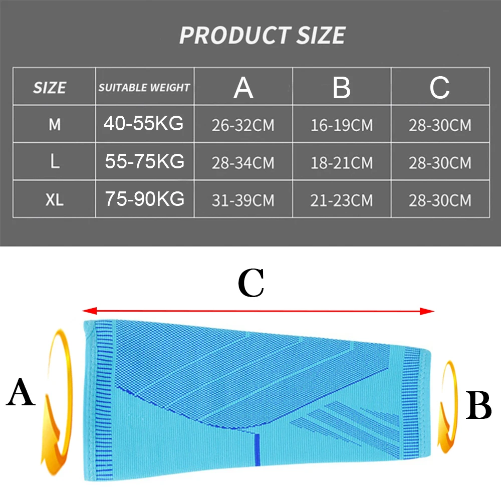 2Pcs/Pair Professional Sports Knitting Calf Compression Sleeve Shin Guard Leg Sleeves Calf Support for Running Cycling Training