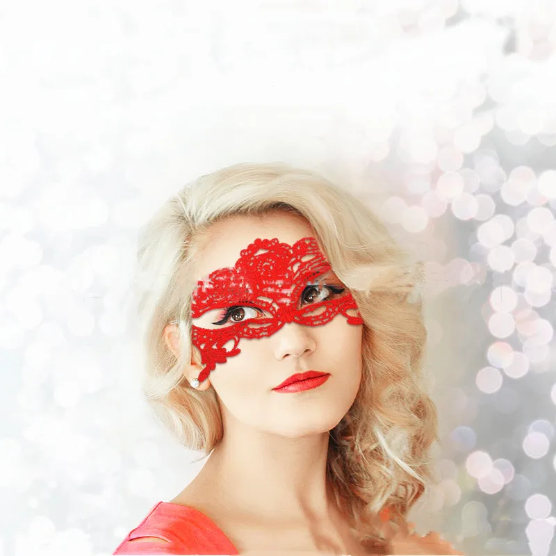 1 шт. Черная Женская Сексуальная кружевная маска на глаза Вечерние Маски для венецианские костюмы для маскарада и Хэллоуина Карнавальная маска для анонима Марди