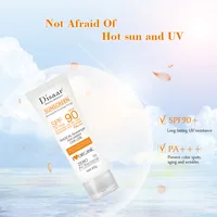 Crème solaire blanchissante pour le visage et le corps, protection de la peau, anti-âge, contrôle de l'huile, hydratante, éventuelles F90 2