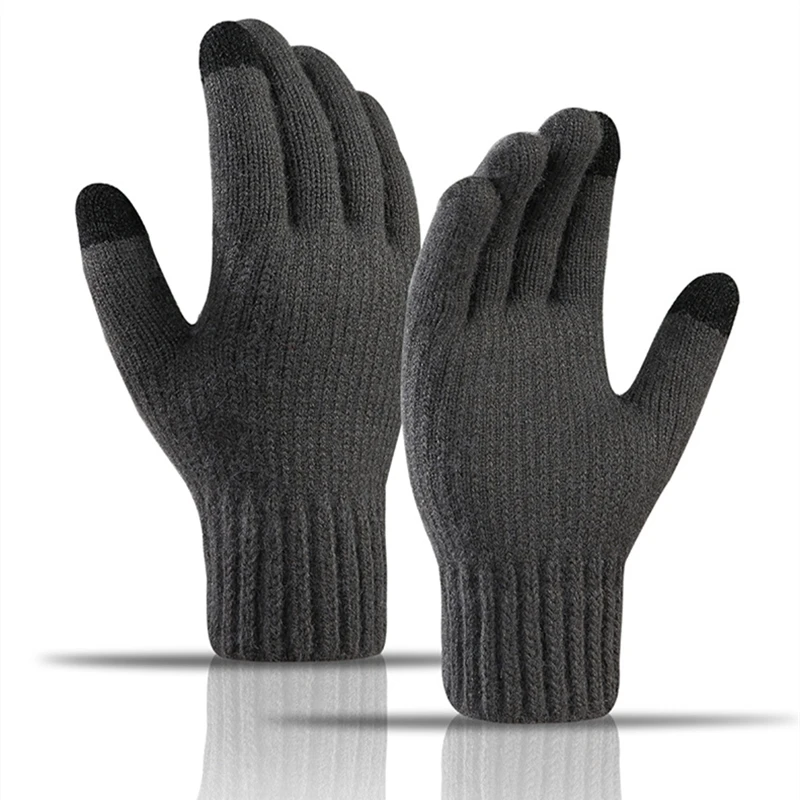 

XPAY Winter Men Camel Hair Thick Warm Touchscreen Coldproof Work Walking Cycling Outdoor Sport Gloves Free Shipping Alternative