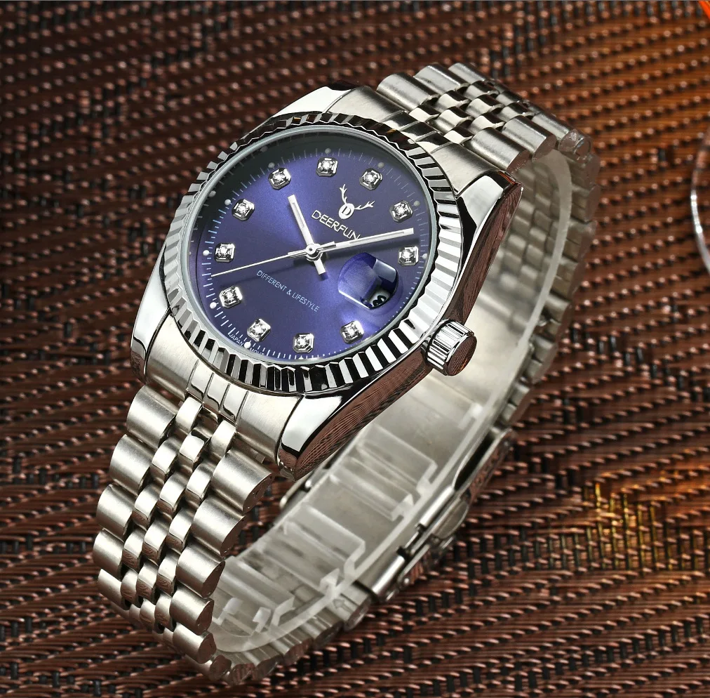 Швейцарские часы oyster perpetual Rolexable datejust MIYOTA кварцевые классические деловые золотые