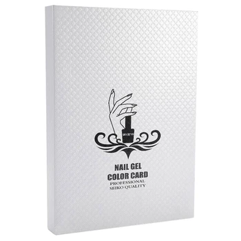

Tips Colour Chart Display Book For Uv Gel Polish Nail Art Tool Manicure