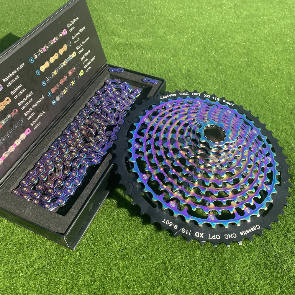 Новая MTB 11 скоростная 9 50T велосипедная кассета Ultimate XD Rainbow 375g ULT Ultralight s 1299 k7