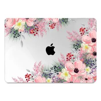 Floral Printing Hard Case for MacBook 3