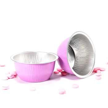 

Blue ZOO 10Pcs Mini Bowl Round Shape Aluminum Foil Melting Wax Bowls Hair Removal Bean Bowl for Hot Film Hard Waxing Pellet