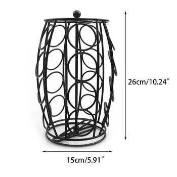 

Practical Coffee Capsule Holder Tower Stand Nespresso Capsules Storage soporte capsulas nespresso Coffee Pod Holder Rotary