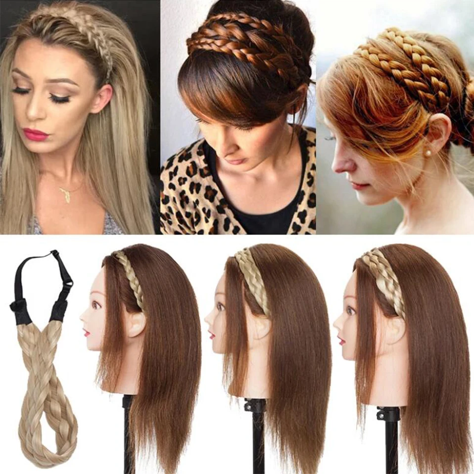 min verbrand schuifelen BENEHAIR Gevlochten Hoofdbanden Gevlochten Haarband Vlechten  Haaraccessoires Synthetische Haarverlenging Nep Haar Voor Vrouwen  Haarstukje|Synthetische pony's| - AliExpress