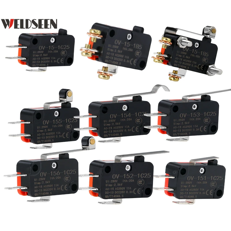 

Micro Limit Switch Momentary OV-15-1C25 OV-151-1C25 OV-152-1C25 OV-153-1C25 OV-154-1C25 OV-155-1C25 OV-156-1C25 OV-15-1B5