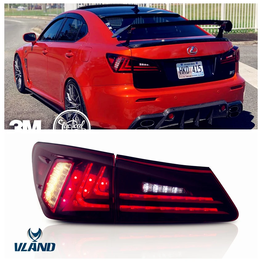 VLAND завод для автомобиля задний фонарь IS 250 LED 2006 2008 2010 2012 350 с подключи и играй|Фара