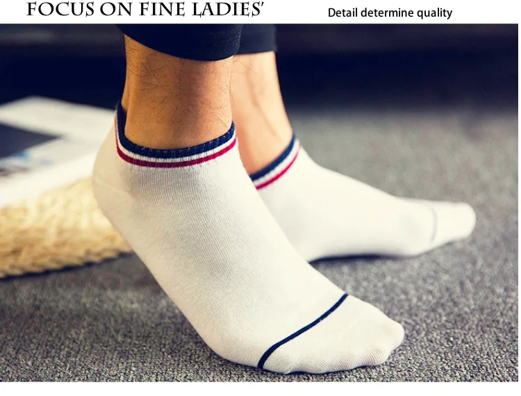 Summer Hot Selling Solid Color Cotton MEN'S Ankle Socks Short Sweat Absorbing Deodorizing Low Top Men's Short Socks Thin Manufac