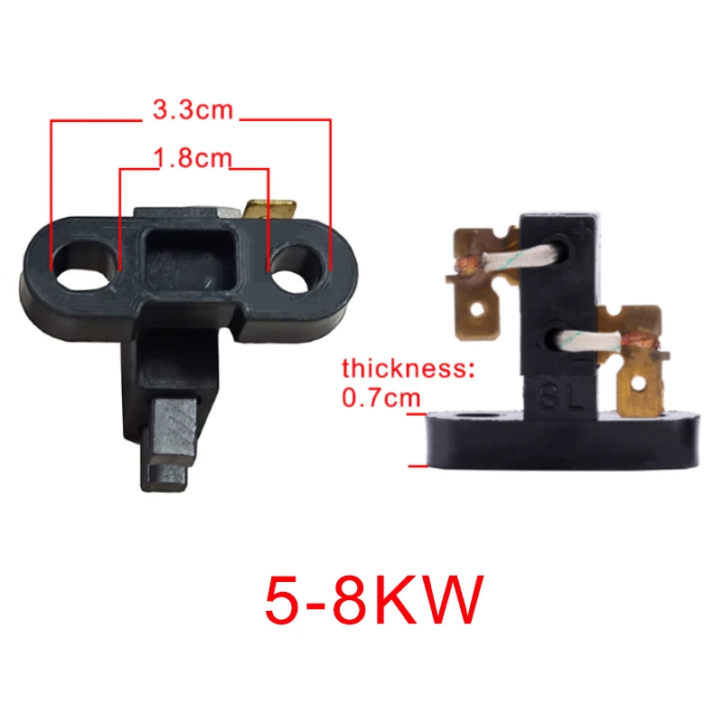 10PCS 168/188F Gasoline Engine Carbon Brush Holder Regulator 2-3KW 5-8KW optional Spare Parts for China GX160 Gasoline Generator gasoline generator parts