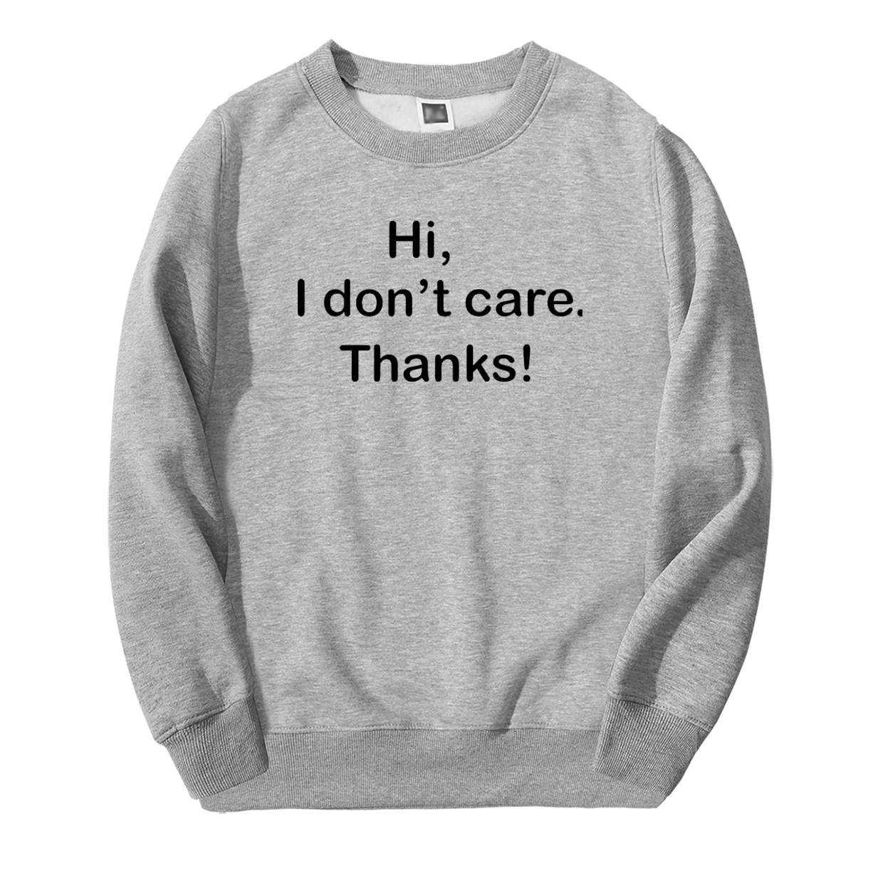 Новинка 2019 года стильная мужская флисовая уличная одежда Hi I't Care с надписью Thank