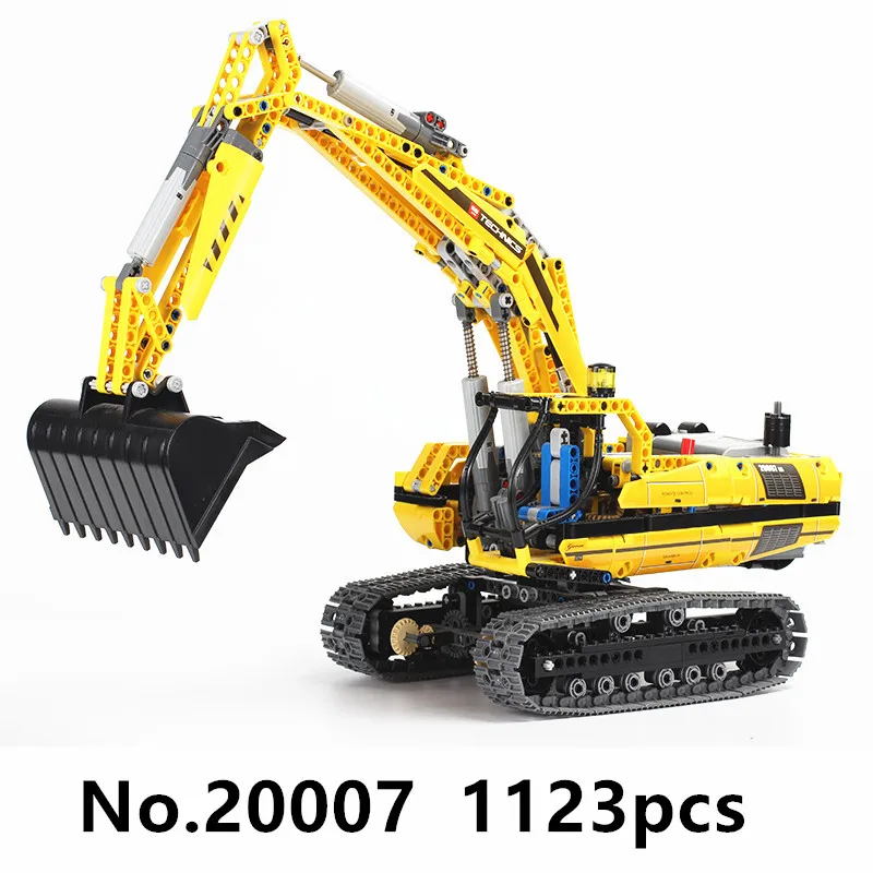 

Lepinblocks Building Toys Technic Series Car Excavator Truck Vehicle Remote Control Blocks Self-locking Bricks Compatible 8043
