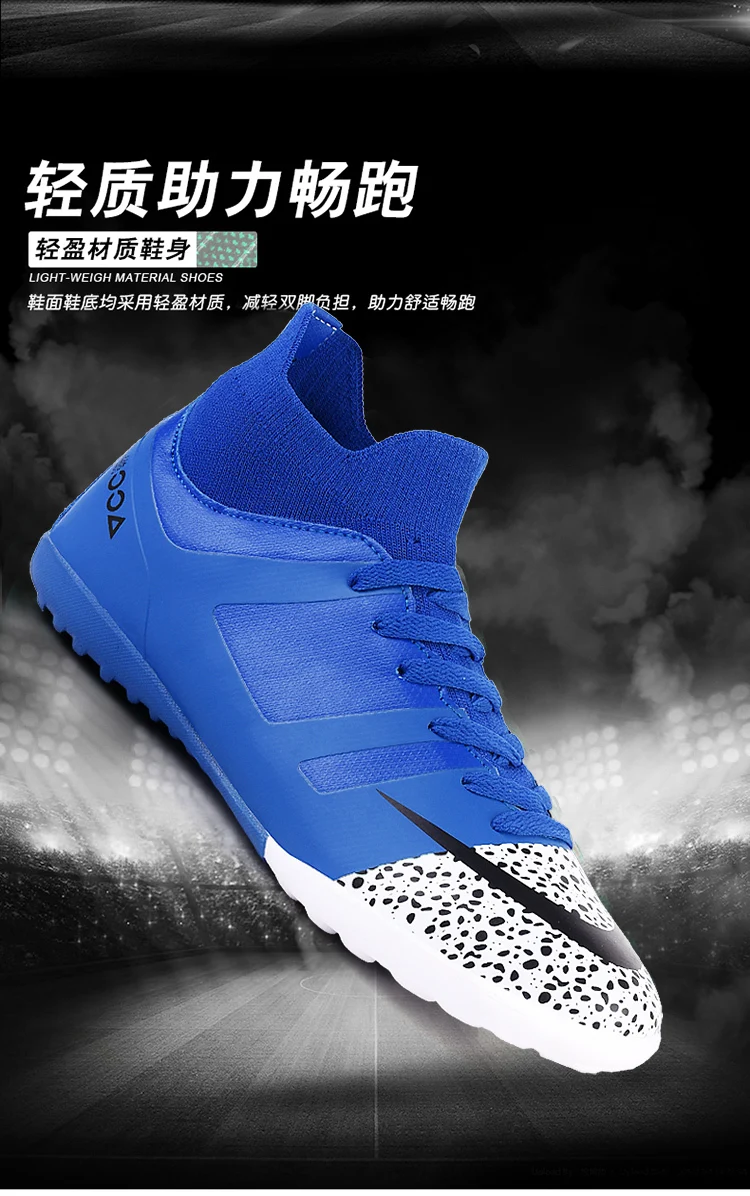 High Ankle Superfly Soccer Shoes Men Futsal Cleats Zapatos De Futbol Profesionales Outdoor Football Shoes Kids Sport Big Size 46