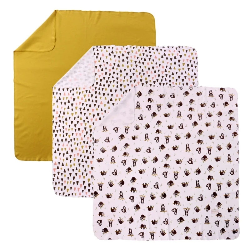 3 Pcs 90x90cm  ���� ��ȭ ���  Swaddling ��  ��� Ÿ�� ħ�� ���� ���� D0AF