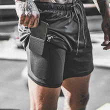 Мужские летние тонкие шорты для спортзала, фитнеса, бодибилдинга, бега, мужские шорты до колена, дышащие шорты, сетчатая спортивная одежда