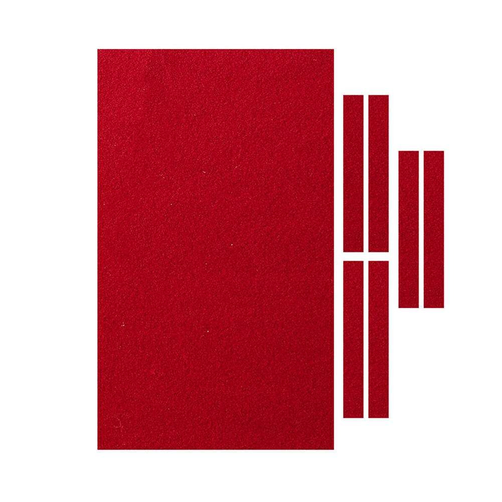 Hotel Professional Club Nylon Indoor Table Cloth Anti Slip Bar Durable Accessories Billiard Pool Solid Chinese Style Sports - Color: Red