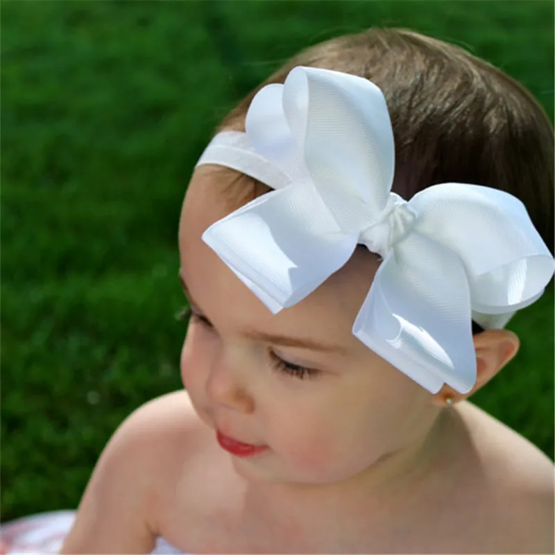 Стиль в европейском и американском стиле детская лента для волос для младенцев, бант, повязка на голову для ребенка аксессуары для волос 11 Цвет выбирается Лидер продаж