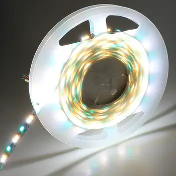

LED Strip Light RGB+W+WW Flexible Full Color Changing Color Temperature Adjustable Cold White Warm White CCT RGB LED JK361