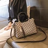 Shoulder Bag For Women 2022 New Luxury Designer Crossbody Leather Vintage Fashion Ladies Shopper Mahjong Plaid Big Handbags ► Photo 2/6