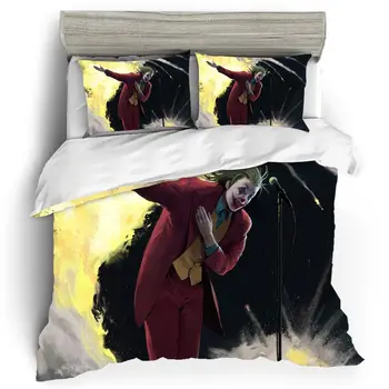 

Cotton Joker Printing Bedding Set Queen King Size Bedding Sets Duvet Cover Bed Sheets Pillow Cases Bed Linen Home Textile