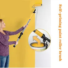 Роликовая кисть латексная краска кисть Печать стрейч шерсть кисть украшение машина для нанесения покрытия валиком Волшебный настенный инструмент