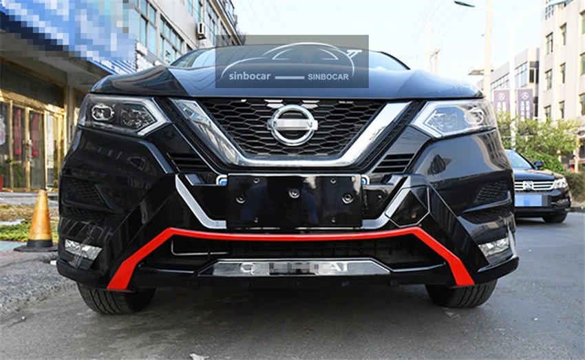 Автомобиль ABS передний+ Задний бампер протектор Подоконник Пластина Крышка багажник защита Накладка для Nissan Qashqai автомобильный Стайлинг Бампер протектор