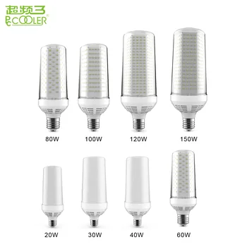 

Pccooler LED Lamp E26/E27/E39/E40 2835 AC100-240V Corn Bulb 20/30/40/60/80W 360 Beam Angle Light Bulb For Garden Warehouse