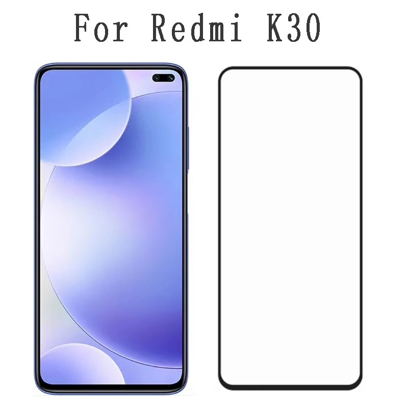 2 шт полное покрытие из закаленного стекла для Xiaomi redmi K30 Защитная пленка экрана 5G