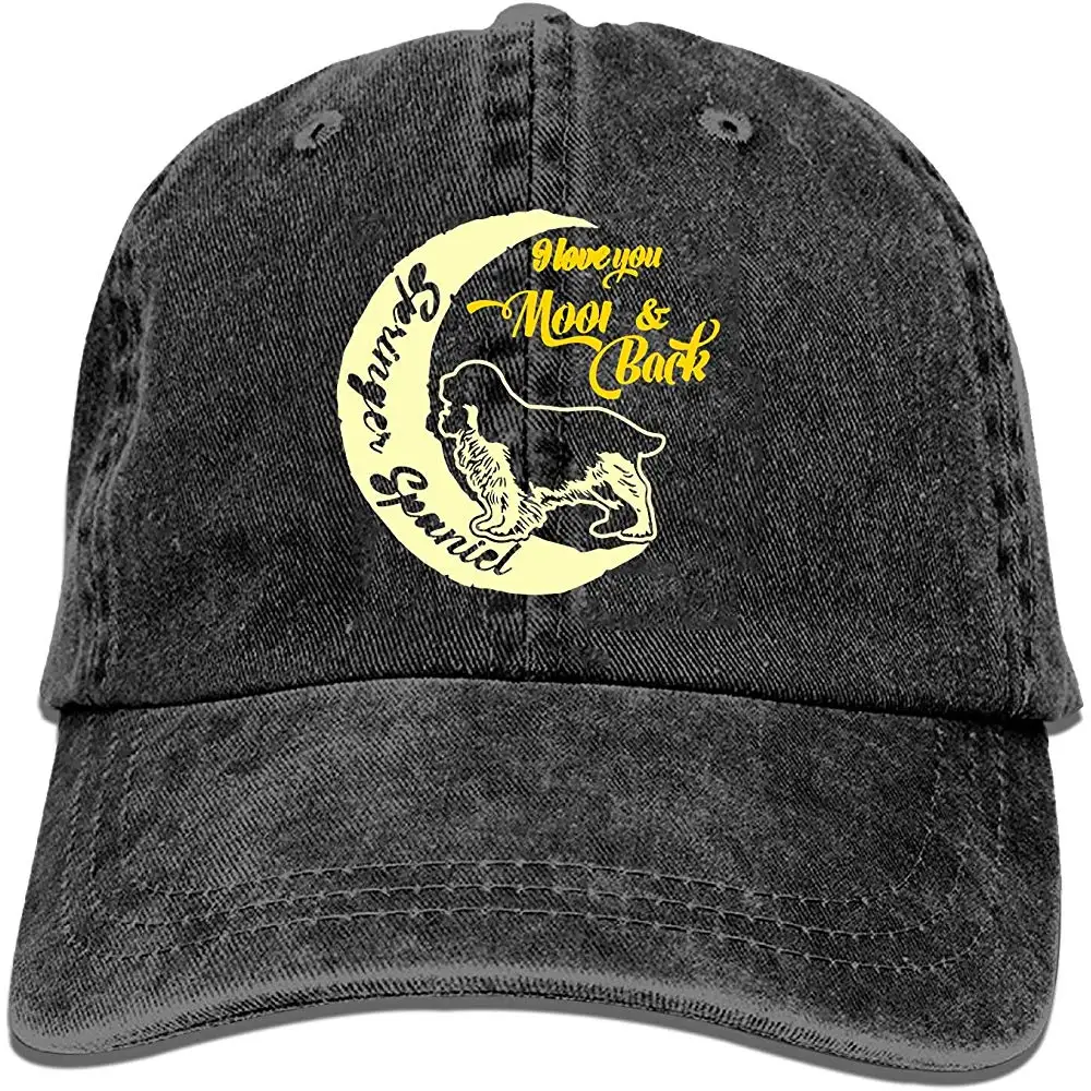 HSZRF бейсболка-английский весенний спаниель собачий ковбой шапки для мужчин женщин папа, спортивная бейсболка s