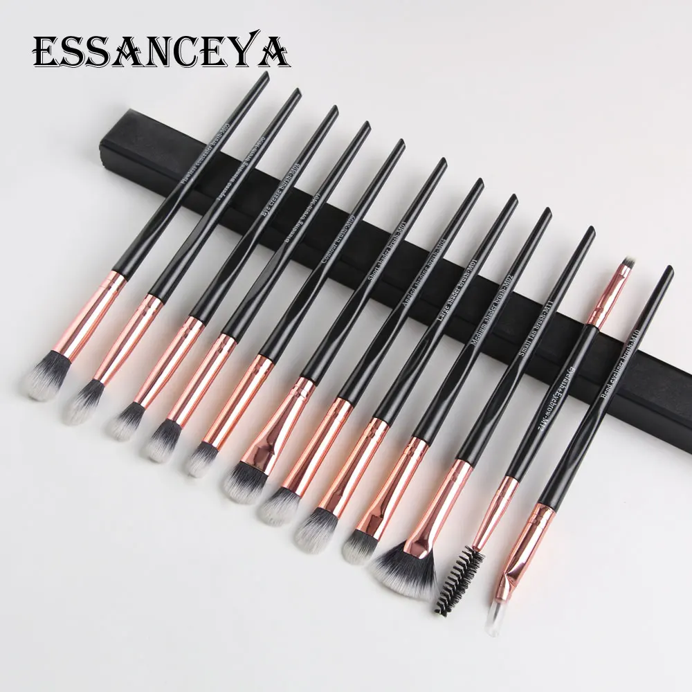 ESSANCEYA, 3-12 шт., Профессиональный набор кистей для макияжа, Профессиональные кисти для теней, женская косметика, кисти для макияжа, инструменты для красоты