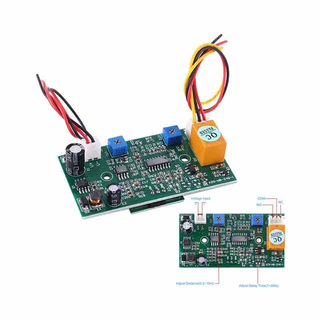 

A23-- 24GHz Microwave Radar Sensor Delay Time Sensing Distance Adjustable 24.125GHz DC 8-25V Induction door module